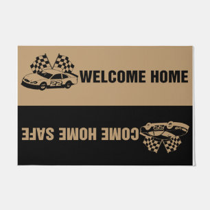 Racing Welcome Mat. Racing Doormat