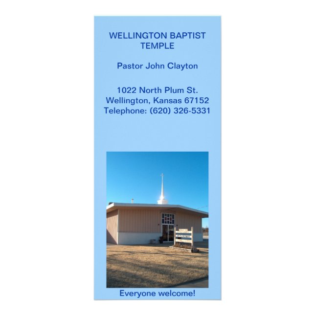 Rack Card/Ministry Rack Card (Front)