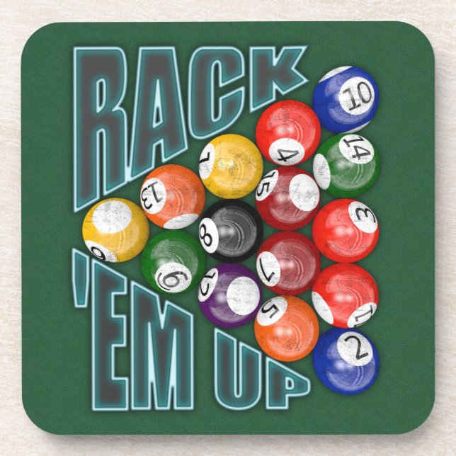 Rack Em Up Coaster (Front)