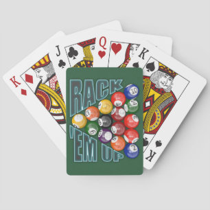 Rack Em Up Playing Cards