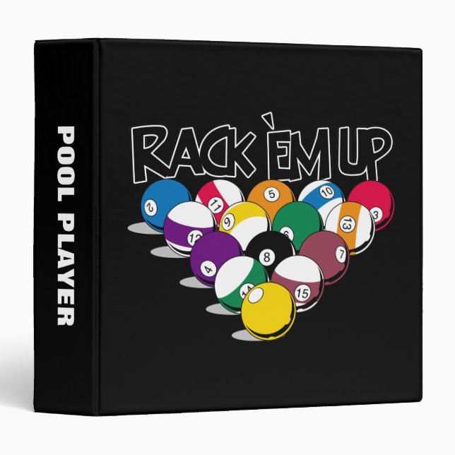 Rack Em Up Pool Binder (Front/Spine)