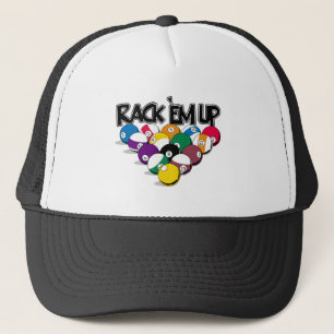 Rack Em Up Pool Trucker Hat