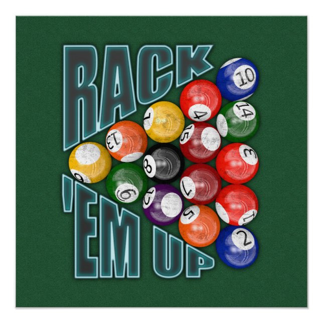 Rack Em Up Poster (Front)