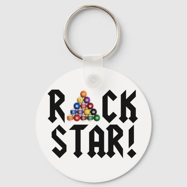 Rack Star! Keychain (Front)