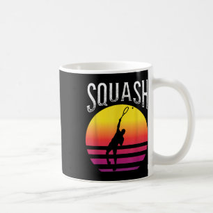 Racket Squash Ball Squash Court Badminton Coffee Mug