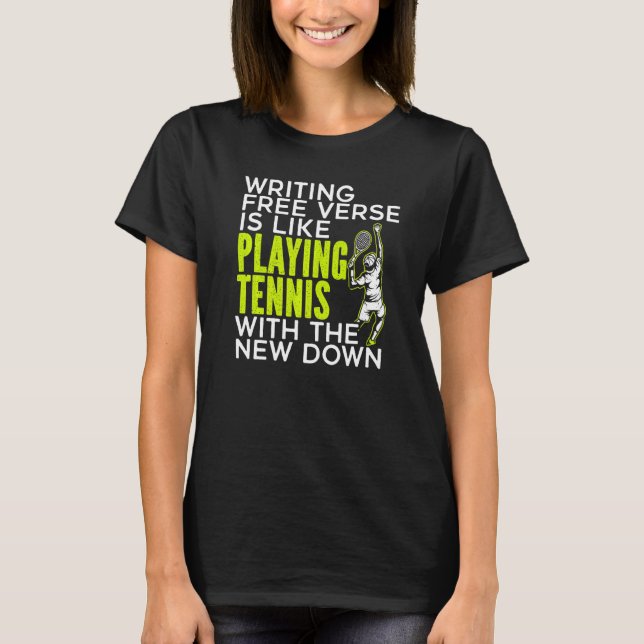 Racket Tennis Ball Tennis PlayersTennis T-Shirt (Front)