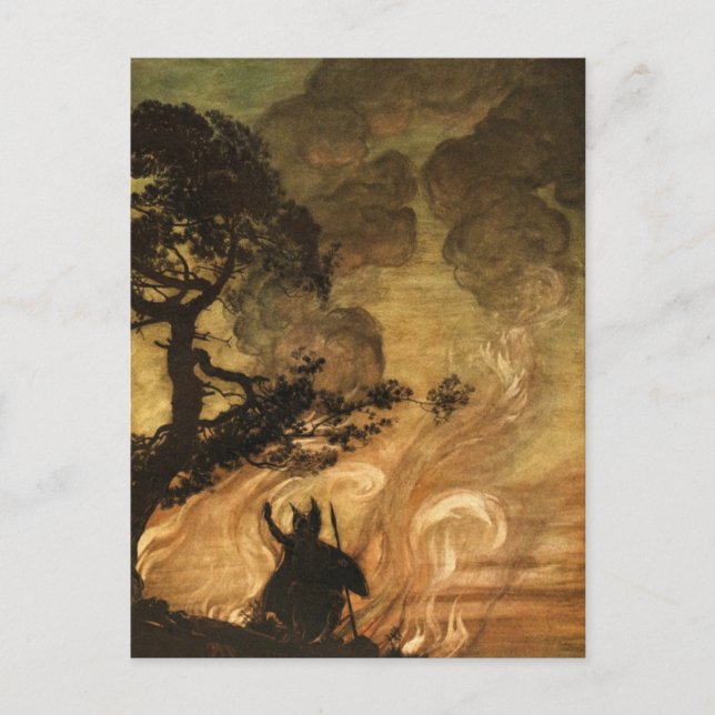 Rackham's Valkyrie Postcard (Front)