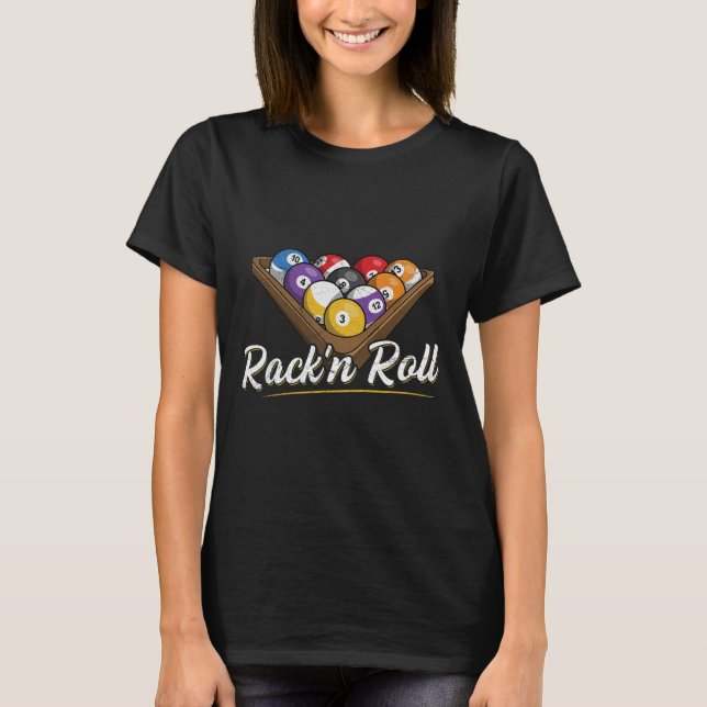 Rackn Roll Pun For A Poll Player  T-Shirt (Front)