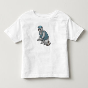 Racoon as Craftsman with Wrench Toddler T-shirt