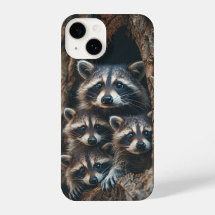 Racoon Family  iPhone 14 Case