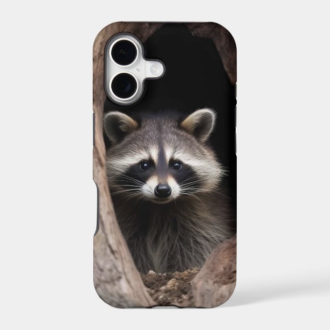 Racoon in Tree Cave  (Back)