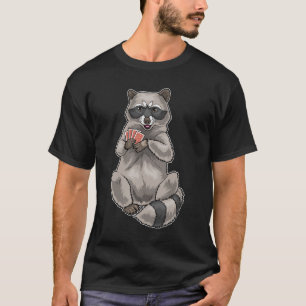 Racoon Poker Poker cards T-Shirt