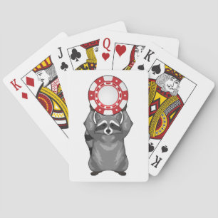 Racoon Poker Poker chips Playing Cards