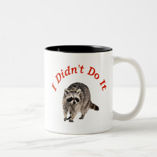 Racoon Two-Tone Coffee Mug