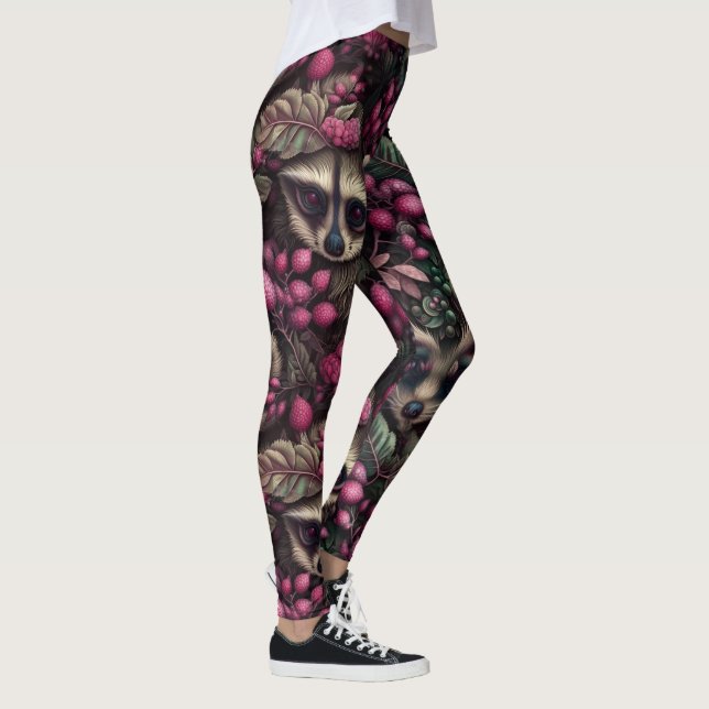 Racoons dans les leggings de framboises - Mignonne (Droite)