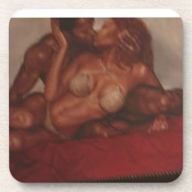 Racquel Evans dessous de verre en plastique dur