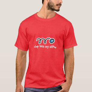 Racquetball T-shirt with funny slogan