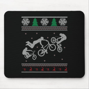 Rad Bmx Shirt - Christmas In July - Snowflake Shir Mouse Pad