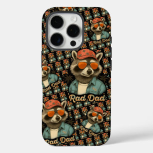 Rad Dad Funny Happy Father's Day Vintage iPhone 16 Pro Case