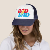 Rad Dad Lightning Bolt Trucker Hat (In Situ)