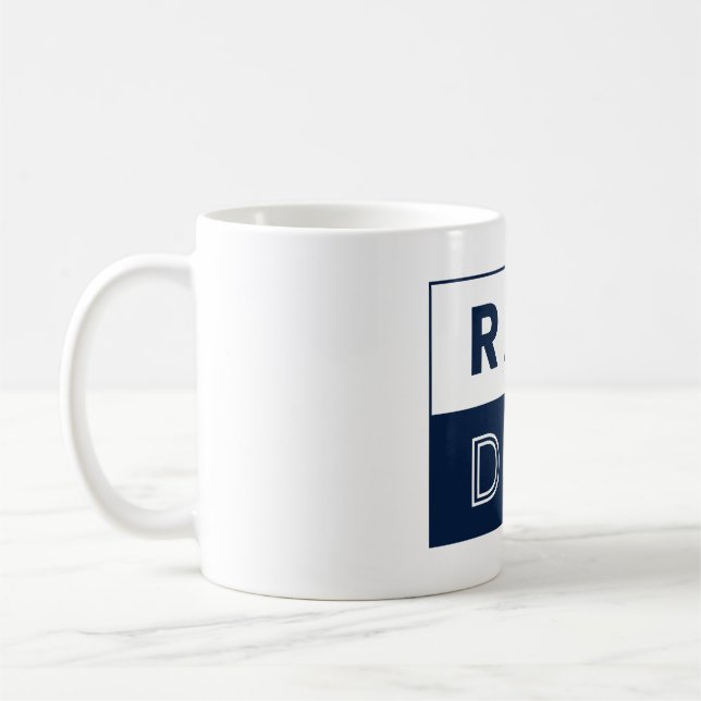 RAD DAD Mug - Cool minimaliste Fête des pères cade (Gauche)