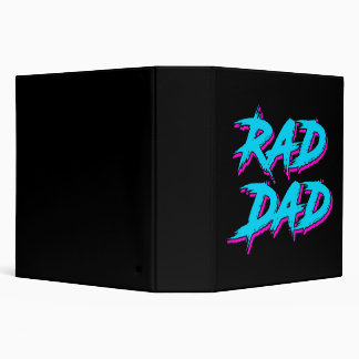 Rad Dad Retro 80's Binder