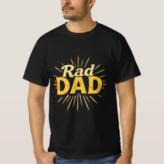 Rad DAD Retro T-Shirt - Style des années 80 Vintag
