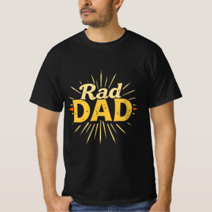 Rad DAD Retro T-Shirt – Vintage 80s Style Tee for 