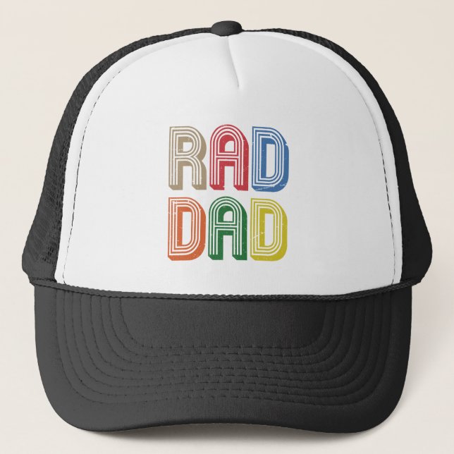 Rad Dad  Trucker Hat (Front)