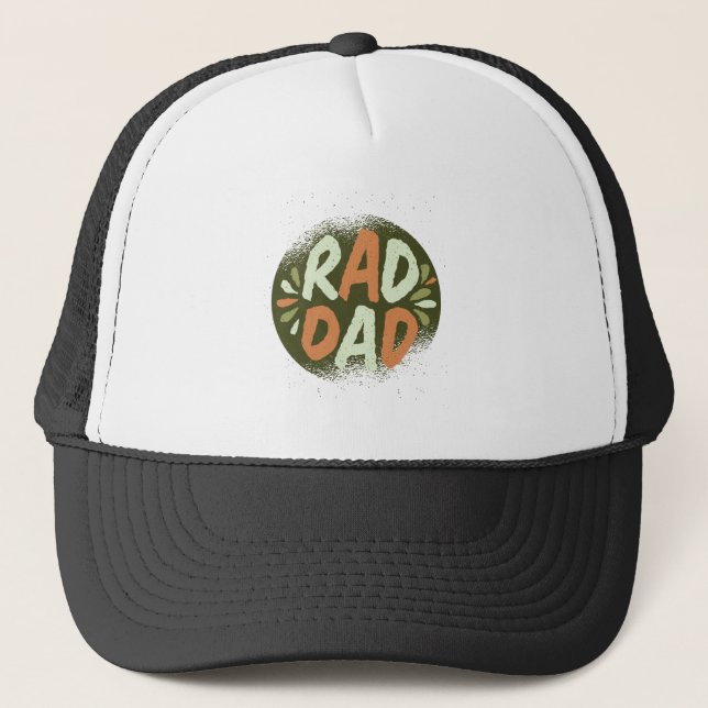 Rad Dad Trucker Hat (Front)