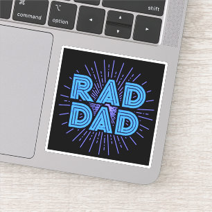 Rad Dad Typography Design Fathers Day