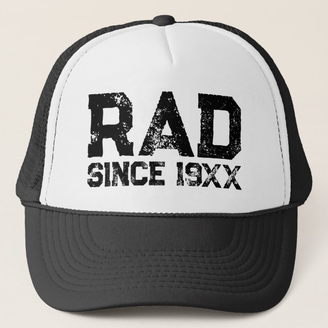 Rad Dad vintage trucker hat (Front)