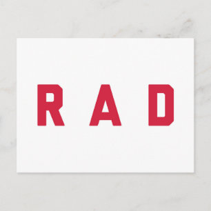 Rad Funny Quote Postcard
