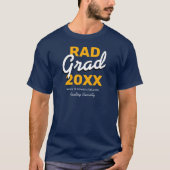 Rad Grad | Masculine Graduation 2023 T-Shirt (Front)