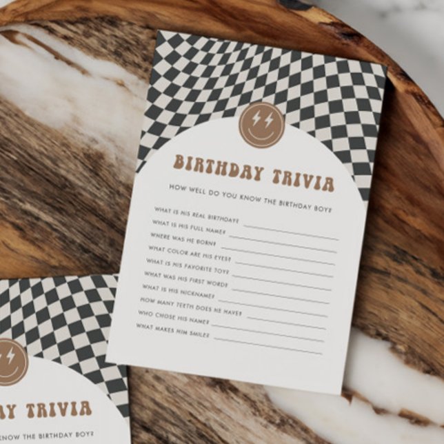 Rad Groovy Dude Boy's Rad Birthday Trivia Game (Creator Uploaded)
