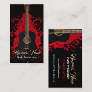 Rad Guitar Business Card