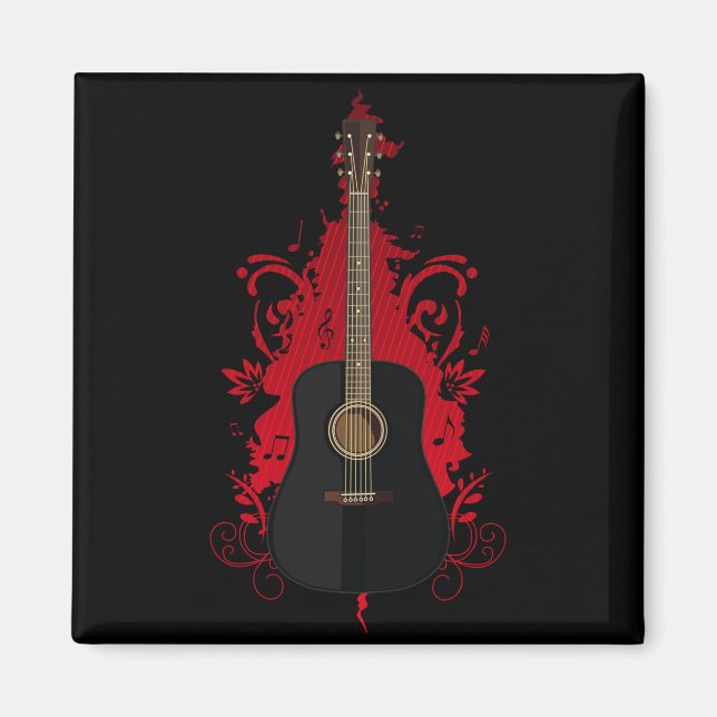 Rad Guitar Magnet (Front)