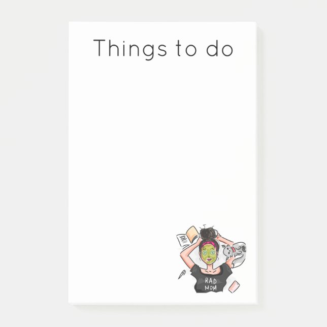 Rad Mom Post-it Notes (Front)