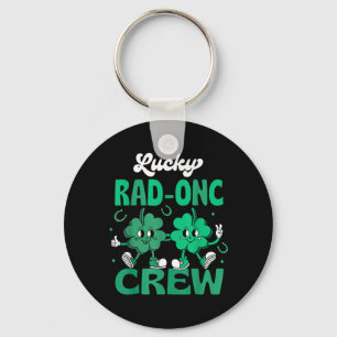 RAD-ONC Crew Oncology Radiation Nurse St Patricks Keychain