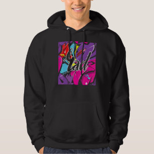 Rad Psychedelic Design I Love The 80's Hoodie