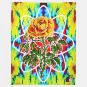 Rad Rad Rose Fleece Blanket
