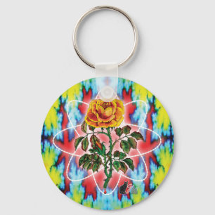 Rad Rad Rose  Keychain