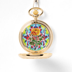 Rad Rad Rose Pocket Watch