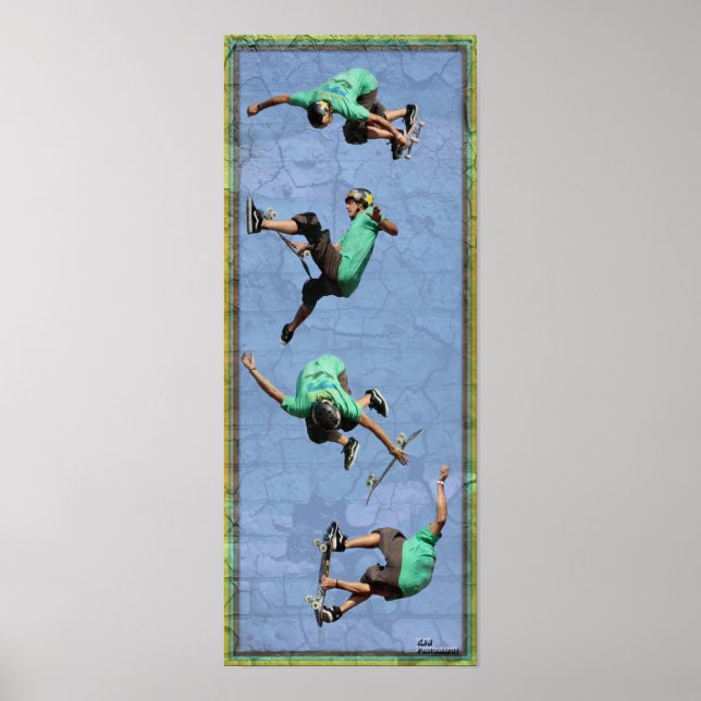 Rad Skate Air, Copyright Karen J Williams Poster (Front)