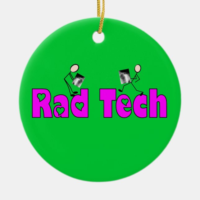Rad Tech Christmas Ornament (Front)