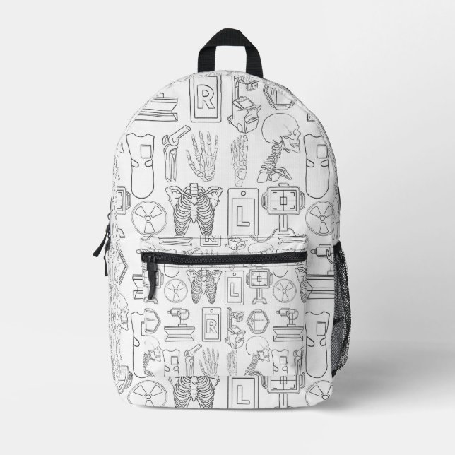 Rad Tech Printed Backpack (Front)