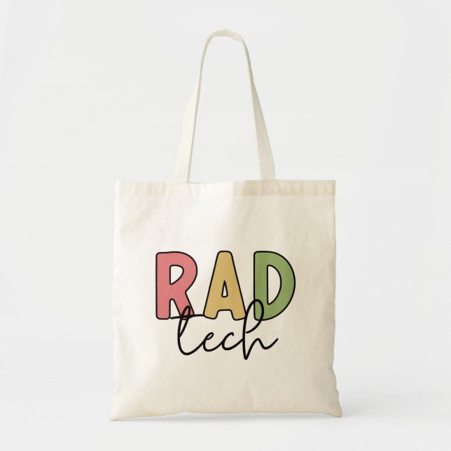 Rad Tech Radiologic Technologist Radiology Tote Bag (Front)