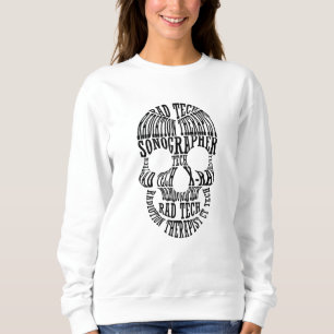 Rad Tech Skull Technologist Xray Radiology Tech Sweatshirt