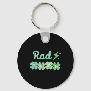 Rad Tech St Patricks Day Xray Irish Lucky Radiolog Keychain