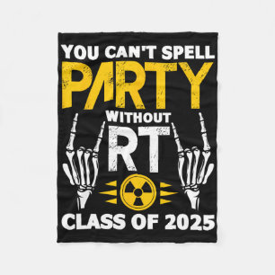 Rad Tech Student Rt Cl Of 2025 Radiology Graduatio Fleece Blanket